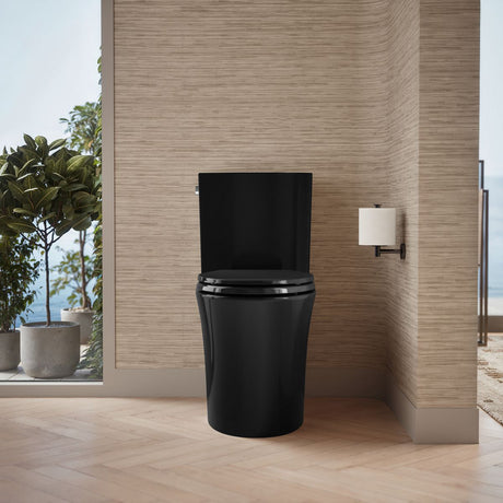 Veil® Elongated toilet bowl with skirted trapway