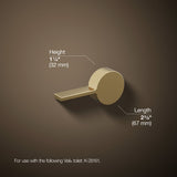 Veil® Left-hand trip lever