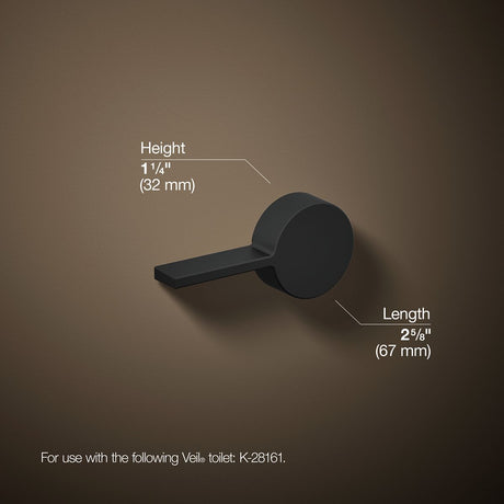 Veil® Left-hand trip lever