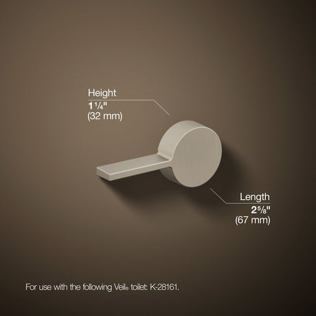 Veil® Left-hand trip lever