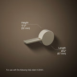 Veil® Left-hand trip lever