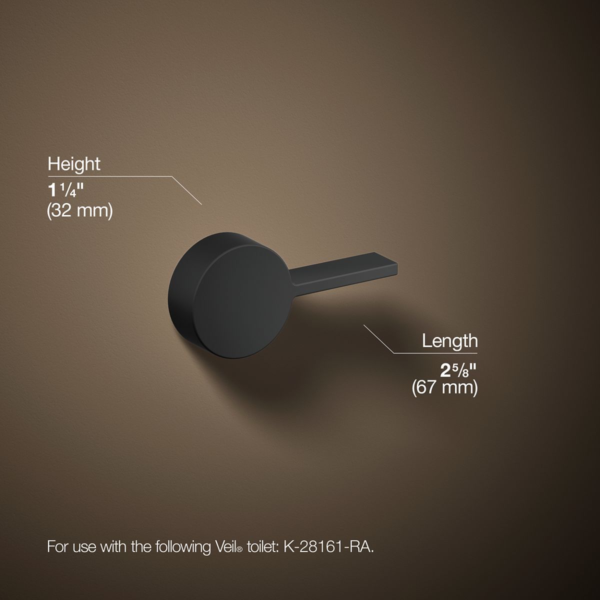 Veil® Right-hand trip lever