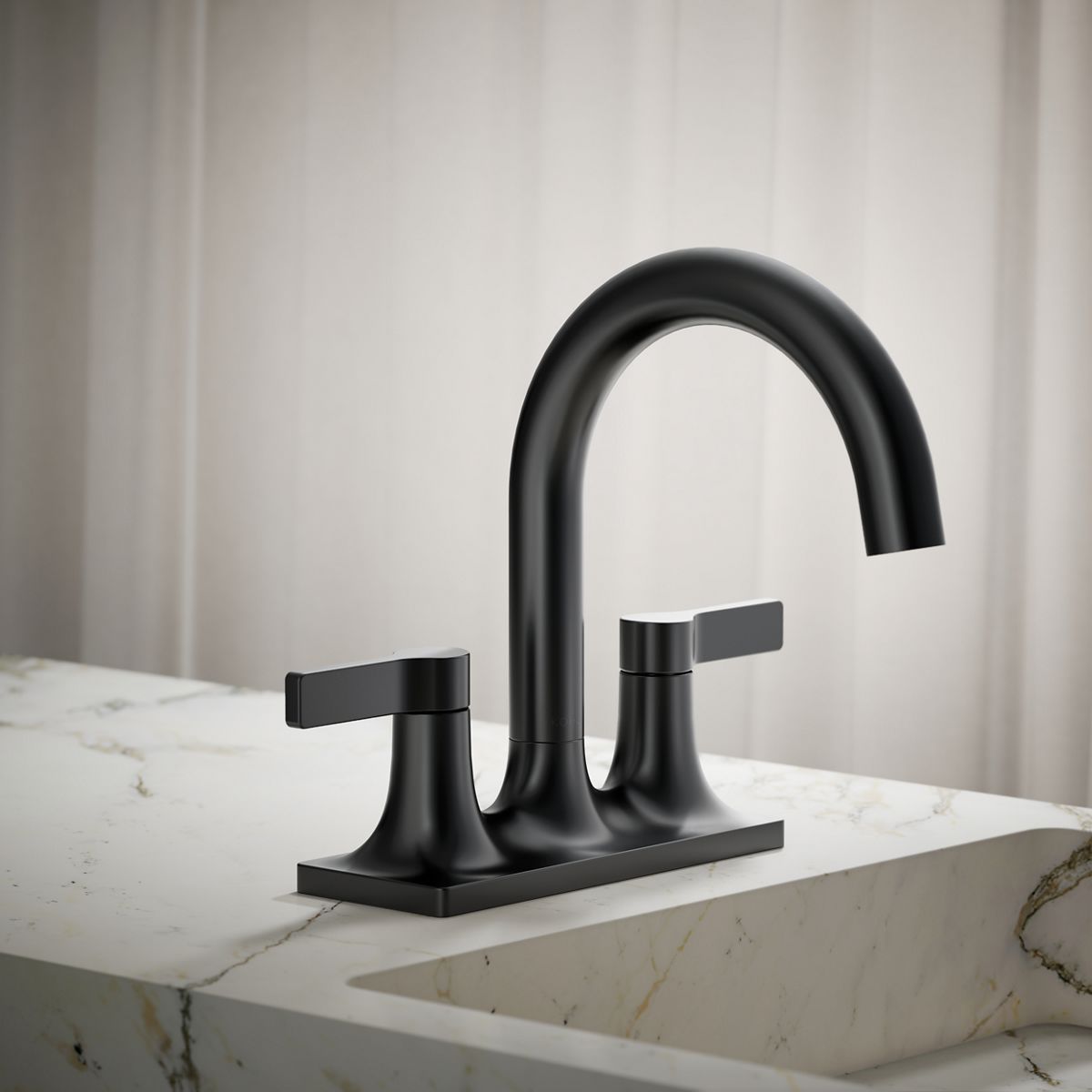 Venza® Centerset bathroom sink faucet, 0.5 gpm