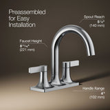 Venza® Centerset bathroom sink faucet, 0.5 gpm
