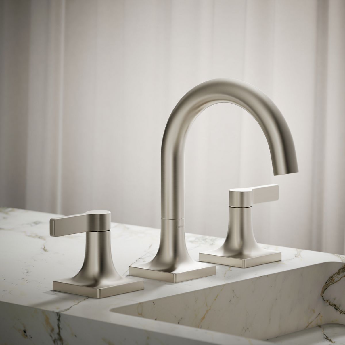 Venza® Widespread bathroom sink faucet, 1.0 gpm