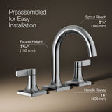 Venza® Widespread bathroom sink faucet, 1.2 gpm