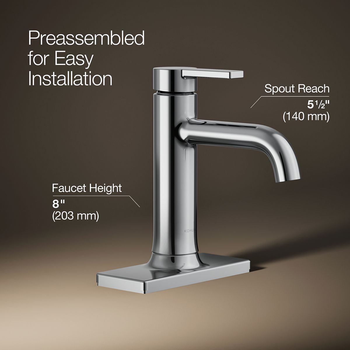 Venza® Single-handle bathroom sink faucet, 1.0 gpm