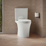 Veil® Two-piece elongated toilet with skirted trapway, 1.28 gpf