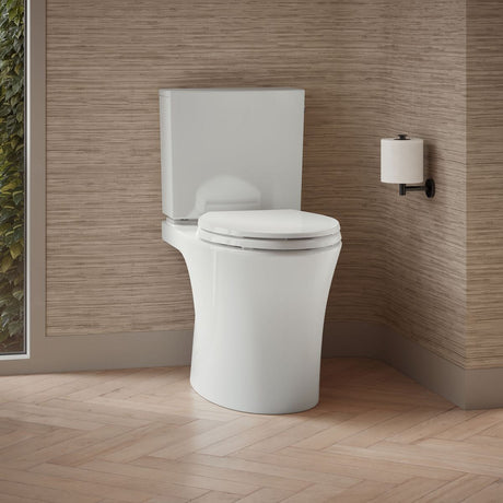 Veil® Two-piece elongated toilet with skirted trapway, 1.28 gpf
