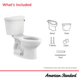Champion PRO Two-Piece 1.6 gpf/6.0 Lpf Standard Height Elongated Right Hand Trip Lever Toilet less Seat