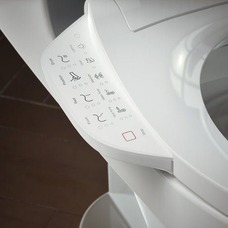 PureWash® E725 Elongated bidet toilet seat with remote control
