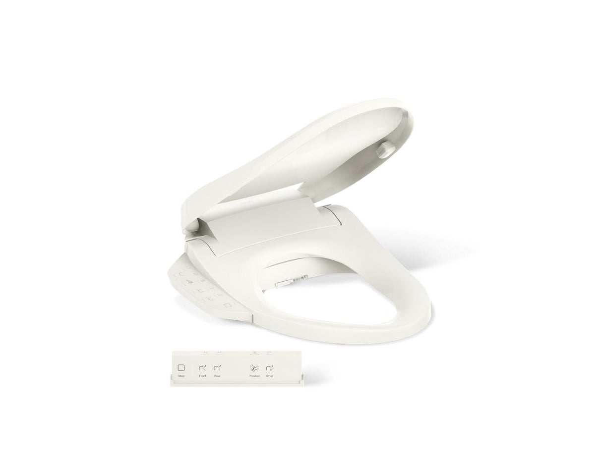 PureWash® E725 Elongated bidet toilet seat with remote control