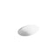 Serif® 20-3/4" oval undermount bathroom sink, no overflow