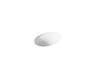 Serif® 20-3/4" oval undermount bathroom sink, no overflow