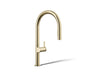 Components® Touchless pull-down kitchen sink faucet with two-function sprayhead