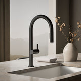 Components® Touchless pull-down kitchen sink faucet with two-function sprayhead