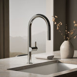 Components® Touchless pull-down kitchen sink faucet with two-function sprayhead