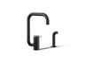 Components® Single-handle kitchen sink faucet with two-function extended-reach spout and side sprayer