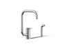 Components® Single-handle kitchen sink faucet with two-function extended-reach spout and side sprayer