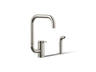Components® Single-handle kitchen sink faucet with two-function extended-reach spout and side sprayer