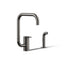 Components® Single-handle kitchen sink faucet with two-function extended-reach spout and side sprayer