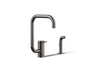 Components® Single-handle kitchen sink faucet with two-function extended-reach spout and side sprayer