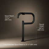 Components® Deck-mount pot filler