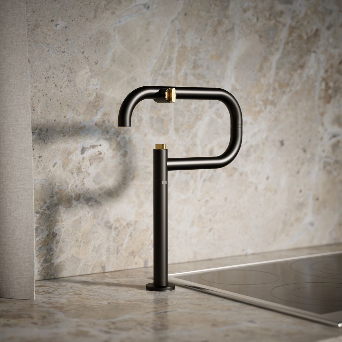 Components® Deck-mount pot filler
