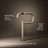 Components® Deck-mount pot filler