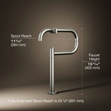 Components® Deck-mount pot filler