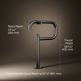 Components® Deck-mount pot filler