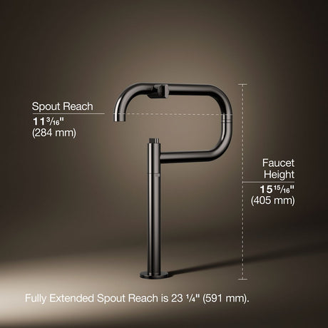 Components® Deck-mount pot filler