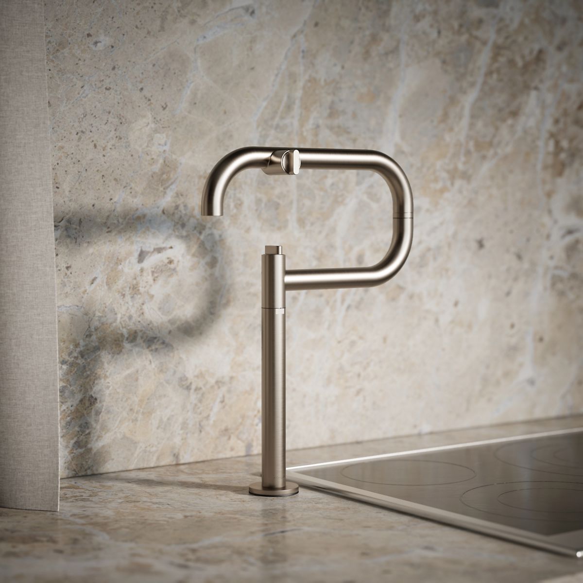 Components® Deck-mount pot filler