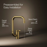 Components® Single-handle bar sink faucet with two-function extended-reach spout