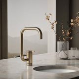 Components® Single-handle bar sink faucet with two-function extended-reach spout