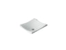 DemiLav® 18-1/4" rectangular vessel bathroom sink, no overflow