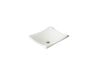 DemiLav® 18-1/4" rectangular vessel bathroom sink, no overflow