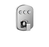 PushGo thermostatic valve and trim set - 3 controls