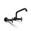 Billet® Two-hole wall-mount bridge kitchen sink faucet