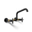 Billet® Two-hole wall-mount bridge kitchen sink faucet