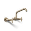 Billet® Two-hole wall-mount bridge kitchen sink faucet