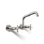 Billet® Two-hole wall-mount bridge kitchen sink faucet