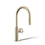 Billet® Pull-down kitchen sink faucet with two-function sprayhead