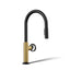 Billet® Pull-down kitchen sink faucet with two-function sprayhead