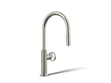 Billet® Pull-down kitchen sink faucet with two-function sprayhead
