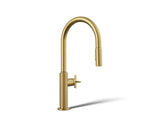 Billet® Touchless pull-down kitchen sink faucet with two-function sprayhead