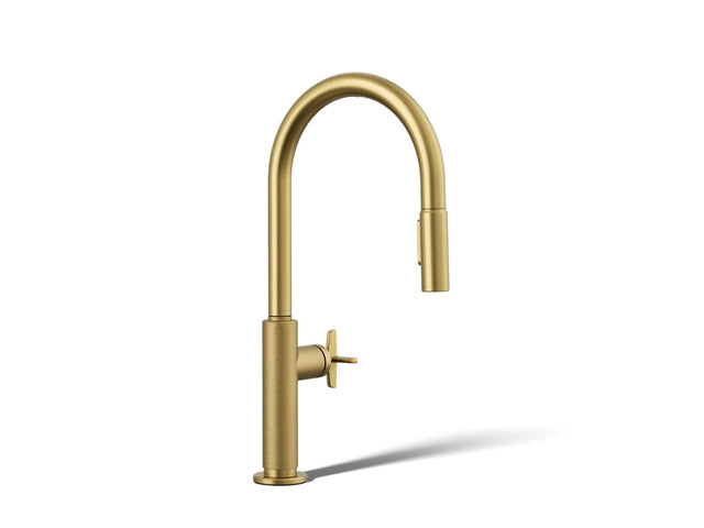 Billet® Touchless pull-down kitchen sink faucet with two-function sprayhead