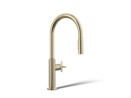 Billet® Touchless pull-down kitchen sink faucet with two-function sprayhead