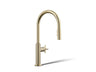 Billet® Touchless pull-down kitchen sink faucet with two-function sprayhead