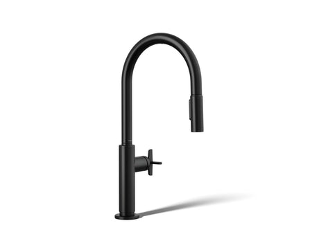 Billet® Touchless pull-down kitchen sink faucet with two-function sprayhead